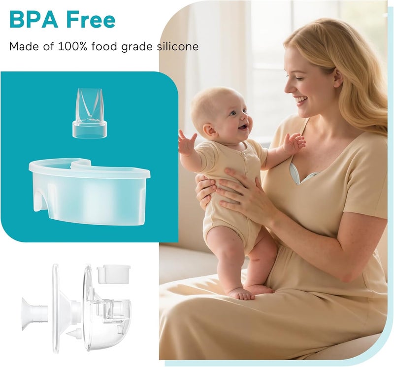 Paruu P16 Diaphragm & Valve Replacement, Only for P16 Wearable Breast Pump, 2 Pack Sets Original Accessories - Image 2